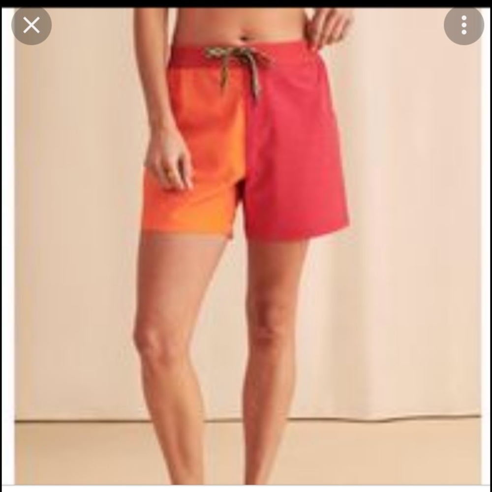 Faherty color block shorts